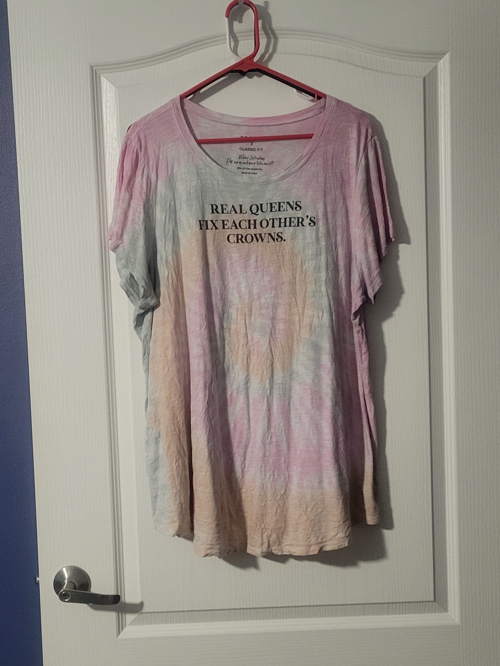 torrid Pastel Tie-Dye Graphic Tee - Pink, Blue, Cream